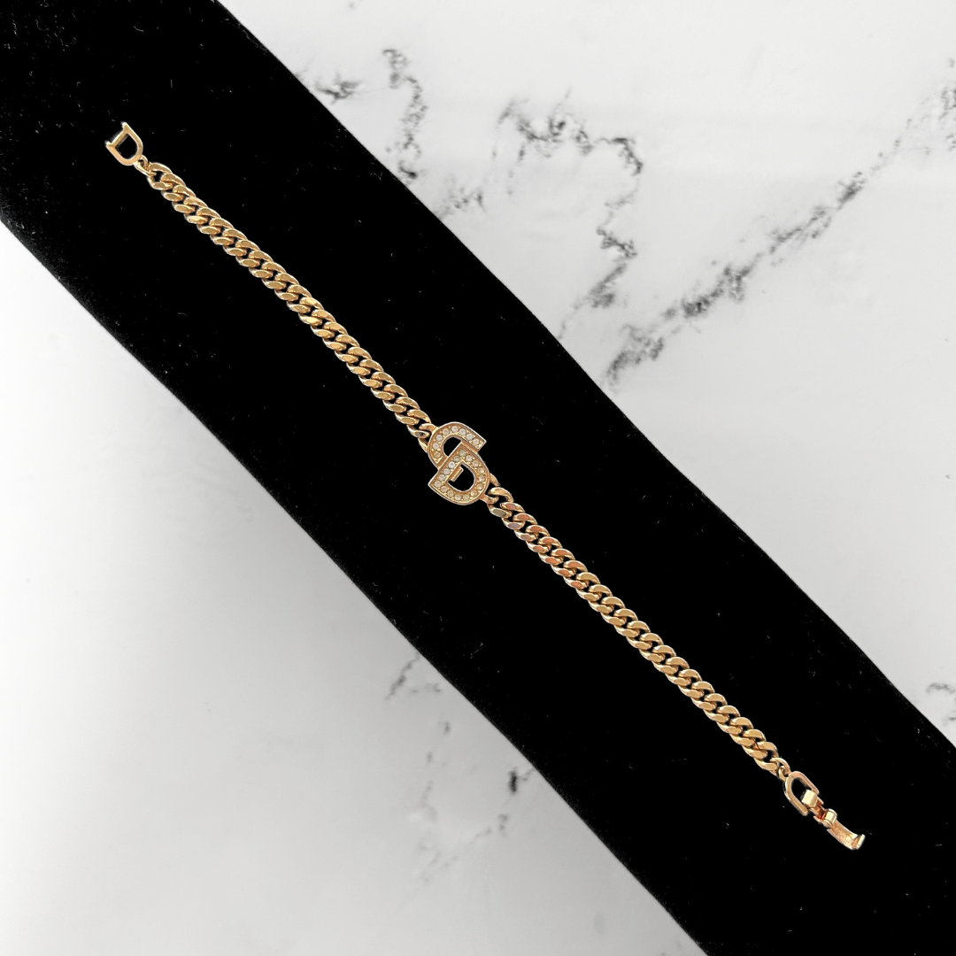 Dior Dior Bracelet Gold Metal - Jewelry - Etoile Luxury Vintage