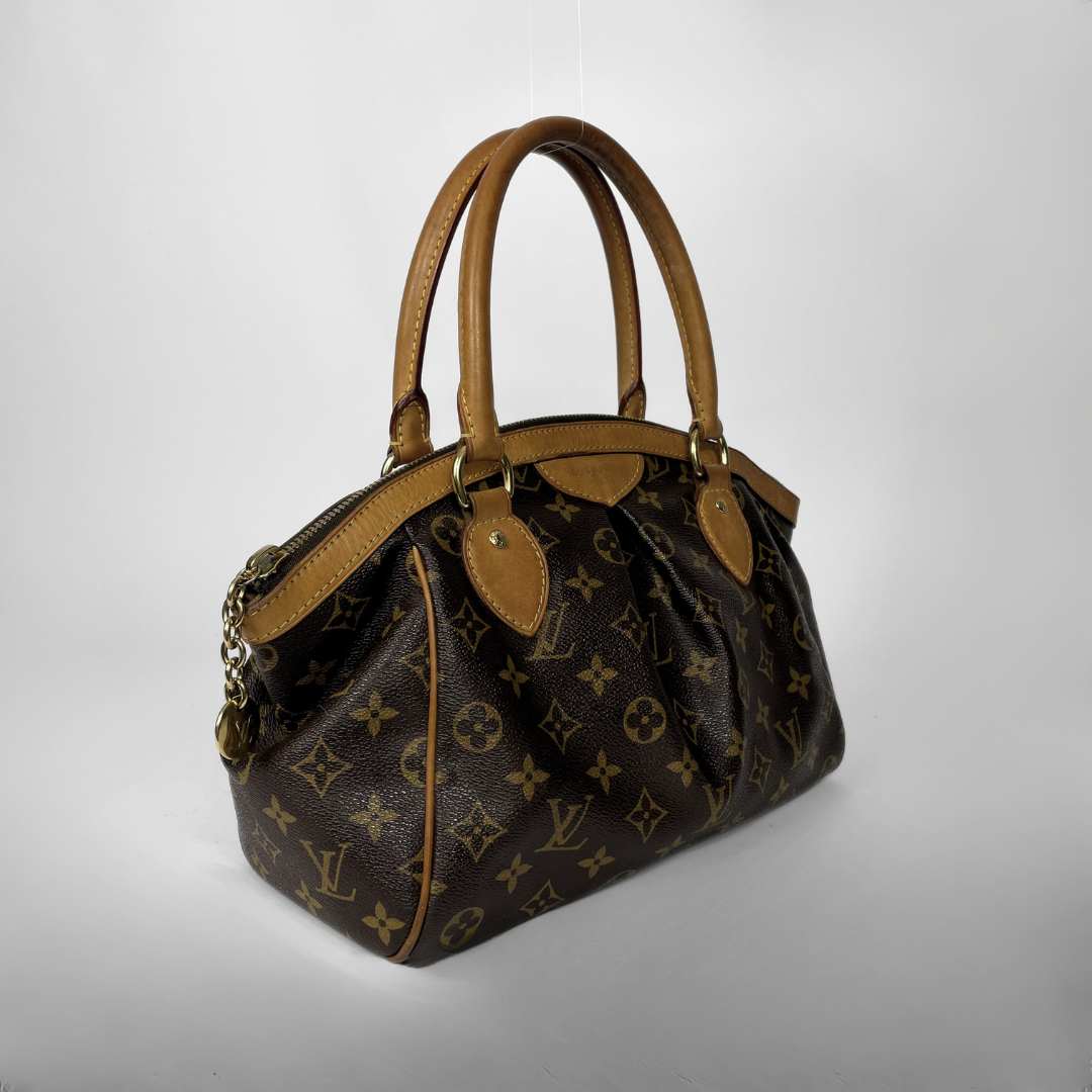 Louis Vuitton Tivoli PM Monogram on a white background