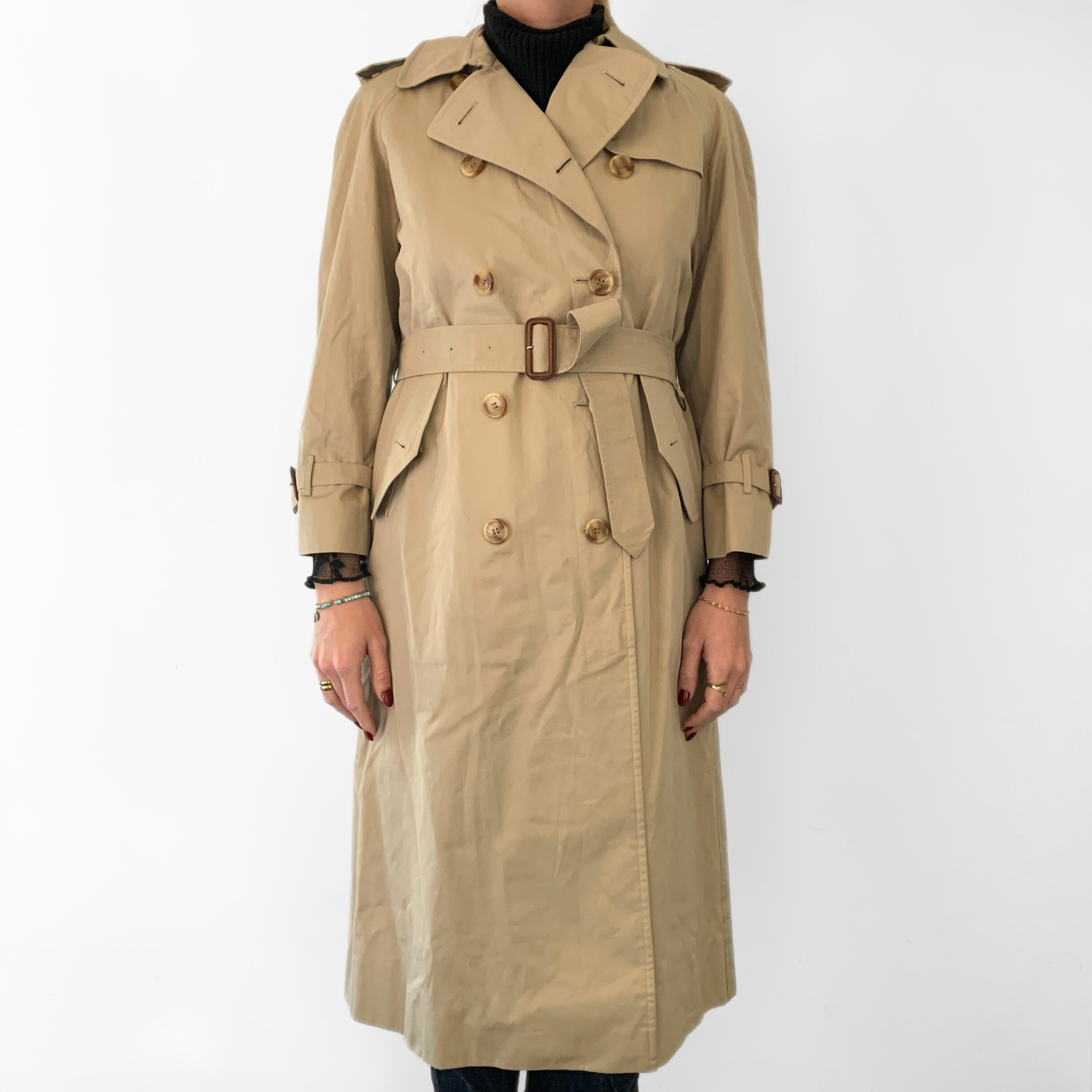 Burberry Burberry Trench Coat Cotton - Coats - Etoile Luxury Vintage