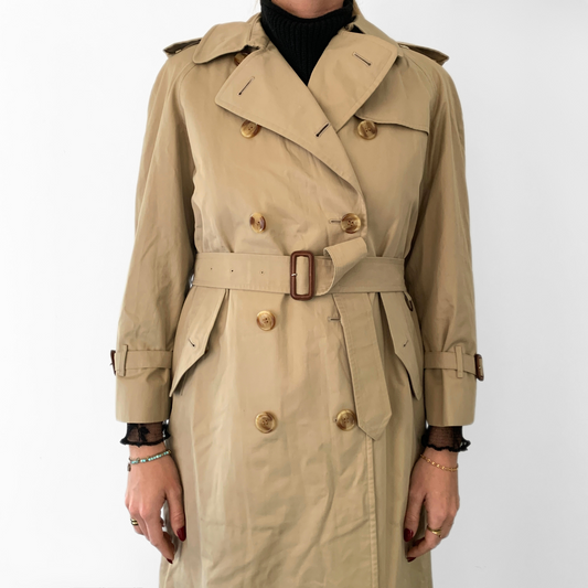 Burberry Burberry Trench Coat Cotton - Coats - Etoile Luxury Vintage