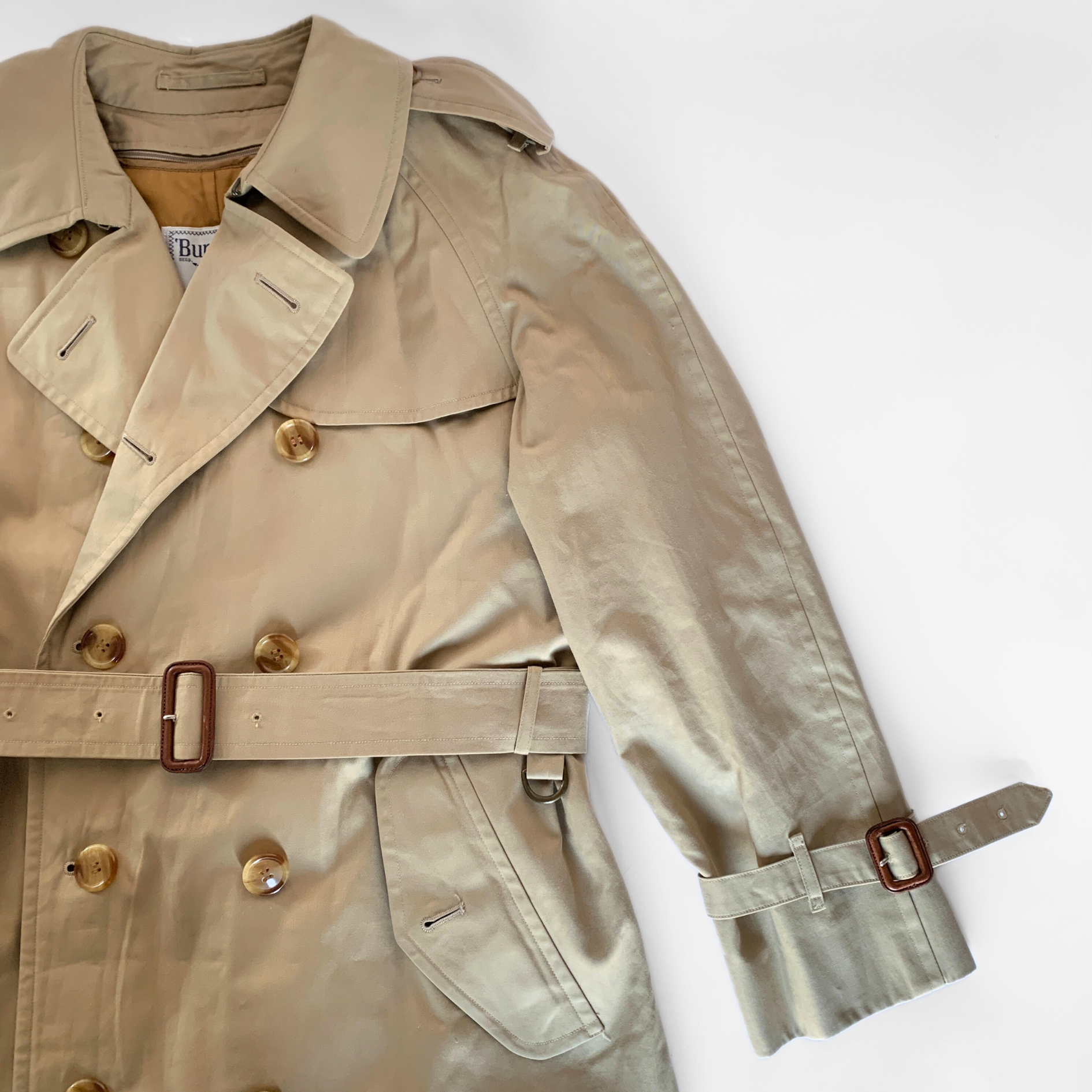 Burberry Burberry Trench Coat Cotton - Coats - Etoile Luxury Vintage