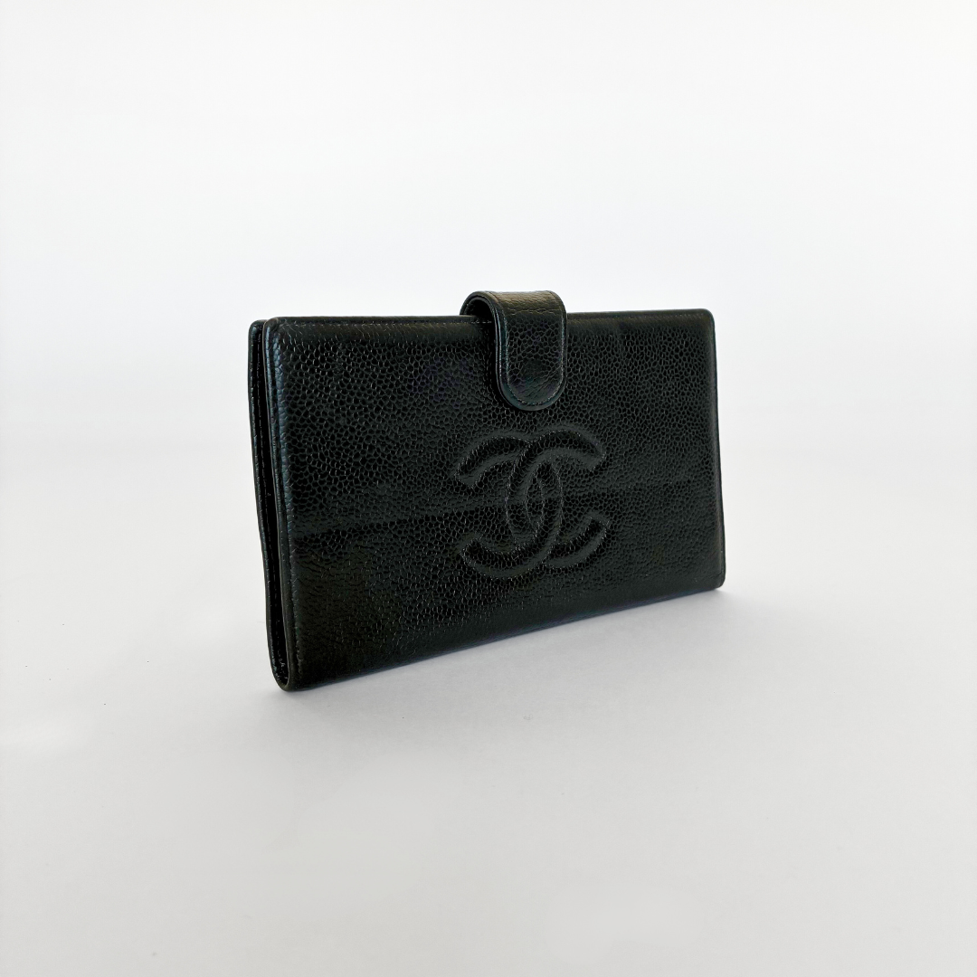 Chanel Wallet Large Caviar Leather