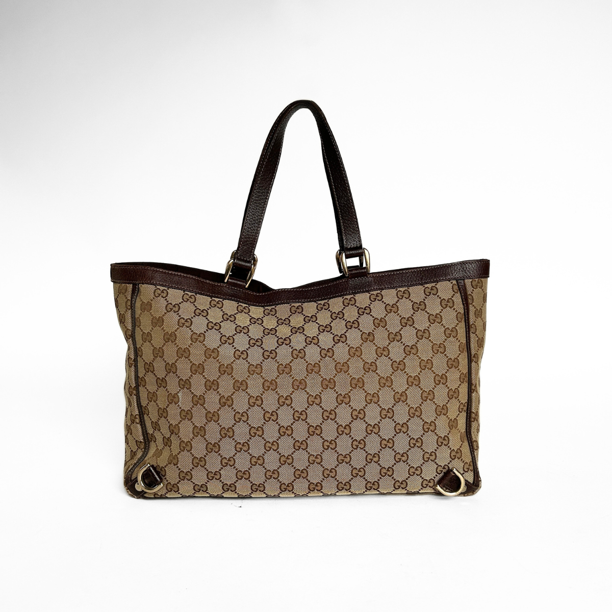 Gucci Gucci Abbey Large Monogram Canvas - Shoulder bags - Etoile Luxury Vintage