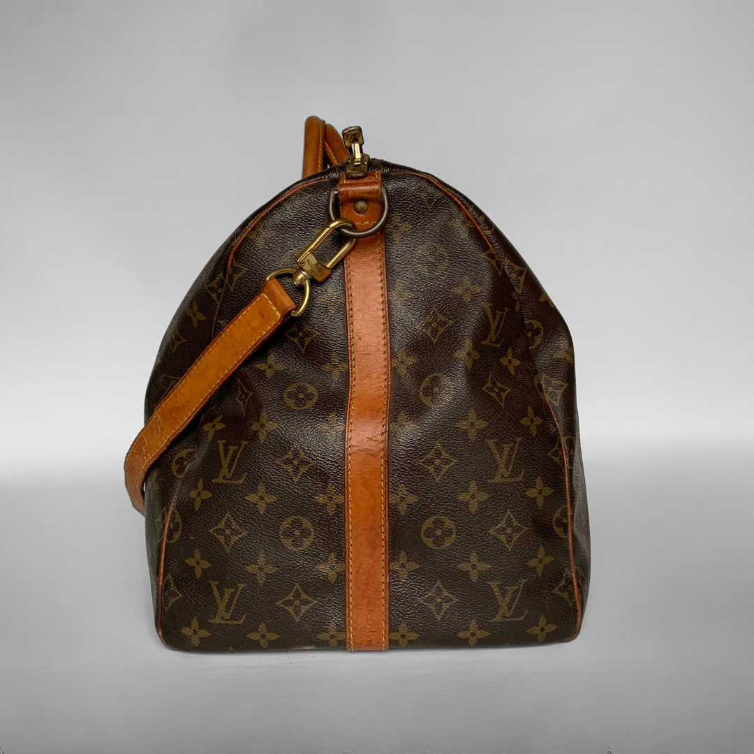 Louis Vuitton Louis Vuitton Keepall 55 Bandouli&egrave;re Monogram Canvas - Handbags - Etoile Luxury Vintage