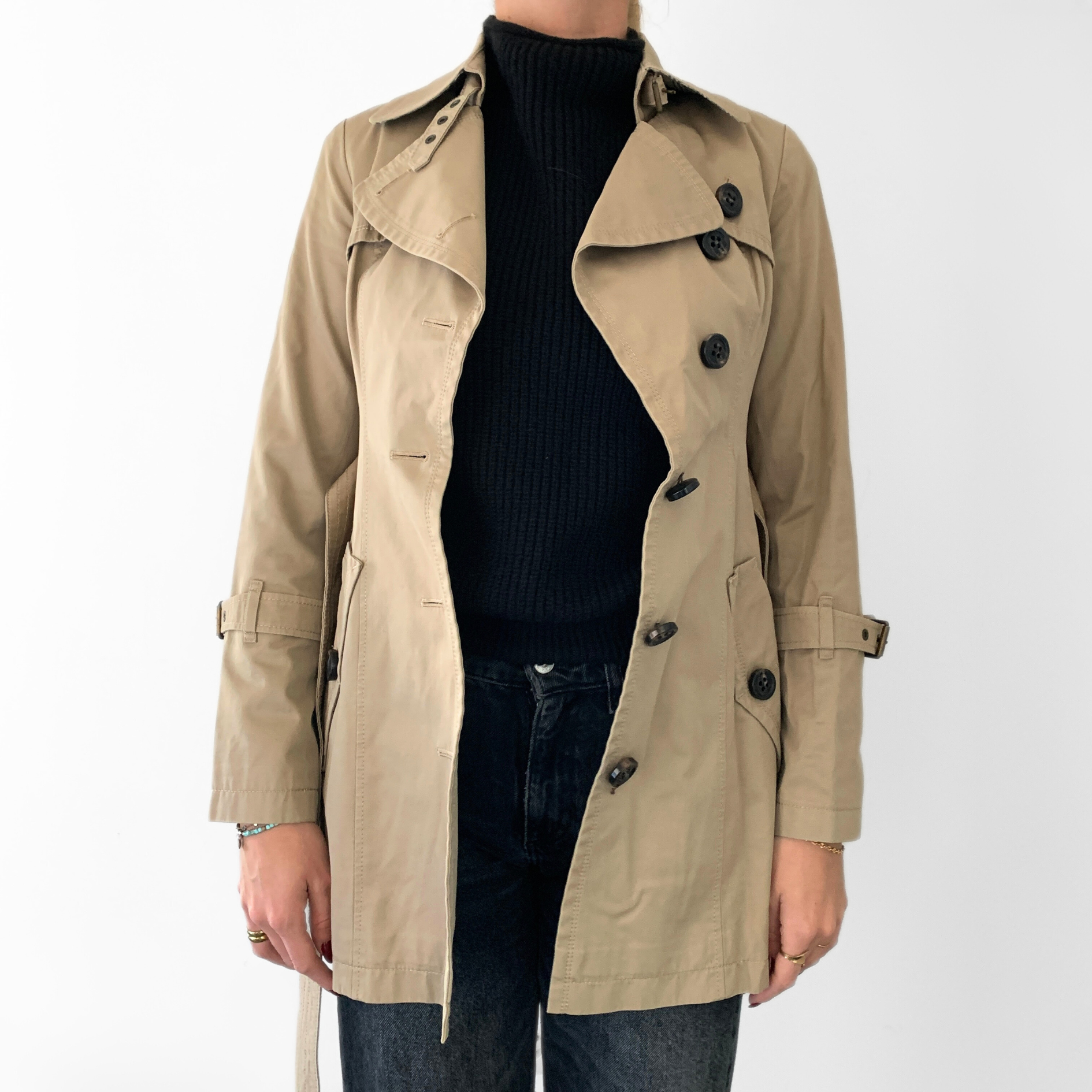 Burberry Burberry Trench Coat Cotton - Coats - Etoile Luxury Vintage