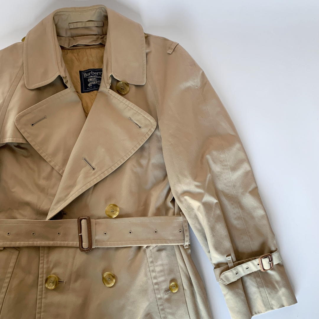 Burberry Burberry Trench Coat Cotton - Coats - Etoile Luxury Vintage