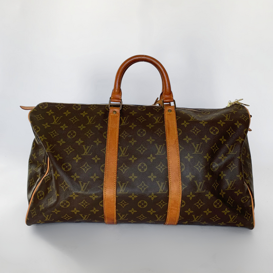 Louis Vuitton Louis Vuitton Keepall 50 monogrammikangas - käsilaukku - Etoile Luxury Vintage