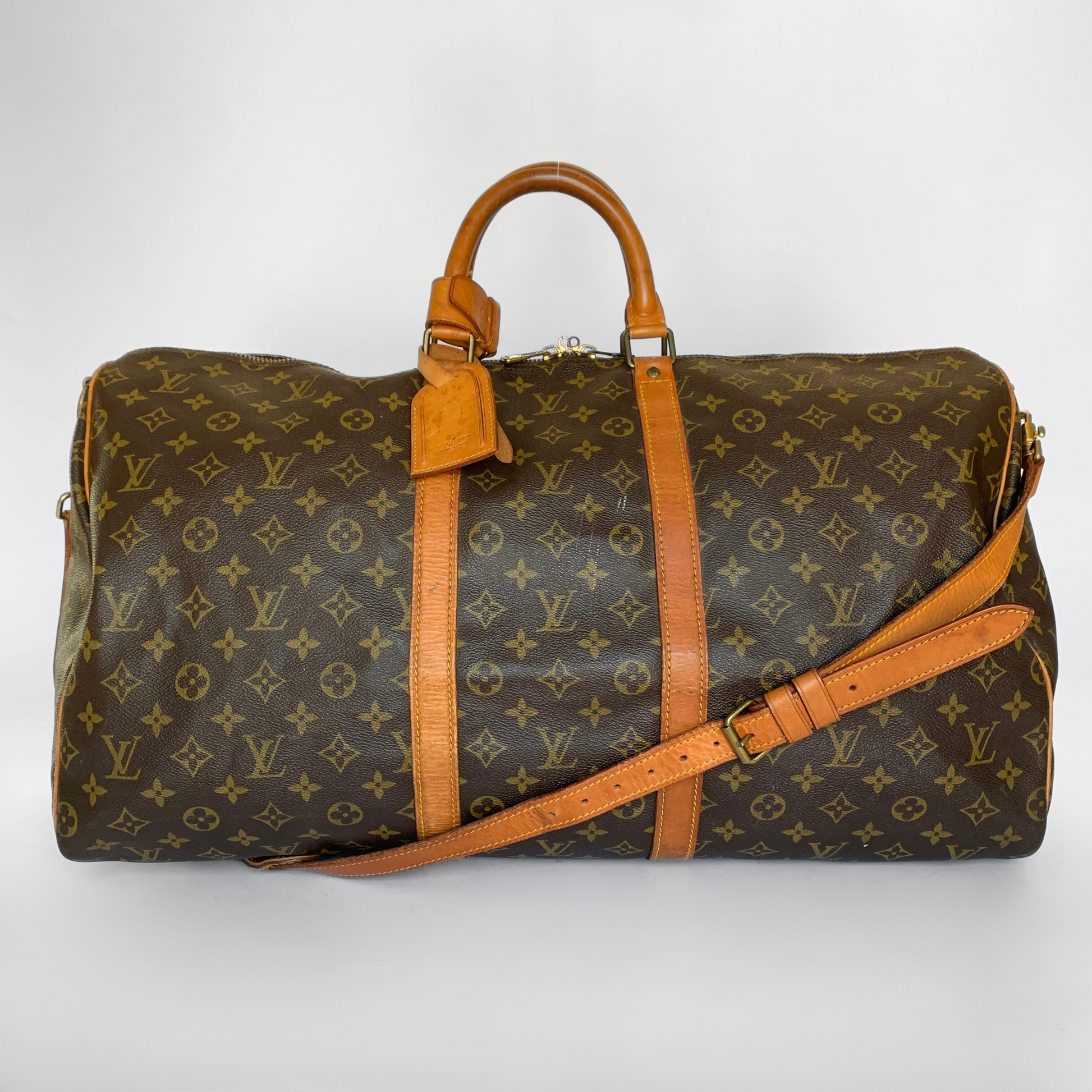 Louis Vuitton Louis Vuitton Keepall 55 Bandouli&egrave;re Monogram Canvas - Handbags - Etoile Luxury Vintage