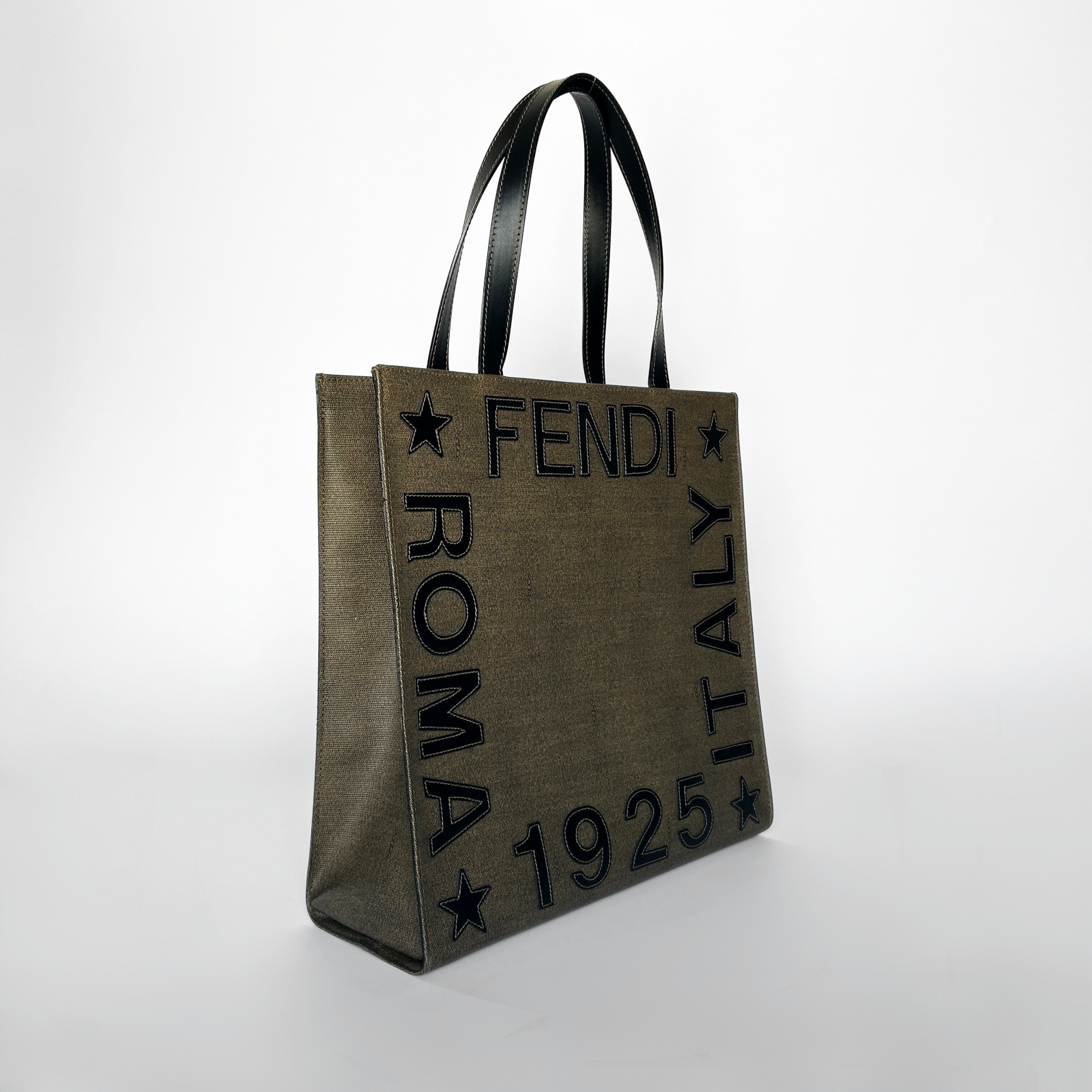 Fendi Fendi Roma Tote Bag Canvas - Shoulder bags - Etoile Luxury Vintage