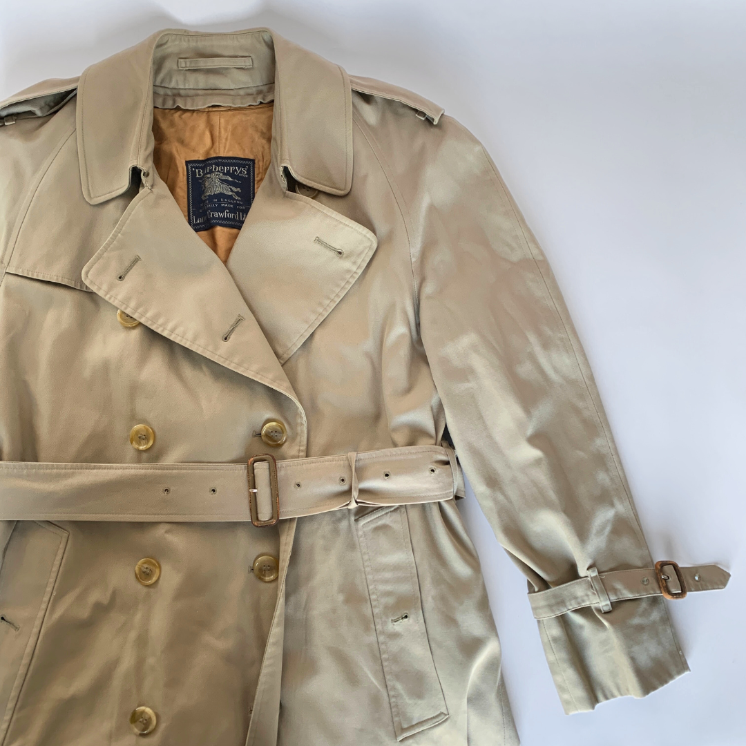 Burberry Burberry Trench Coat Cotton - Coats - Etoile Luxury Vintage