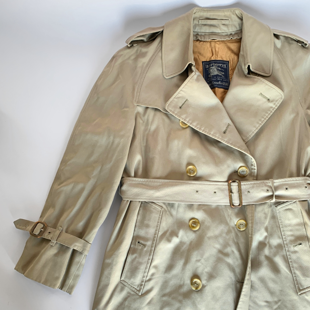 Burberry Burberry Trench Coat Cotton - Coats - Etoile Luxury Vintage