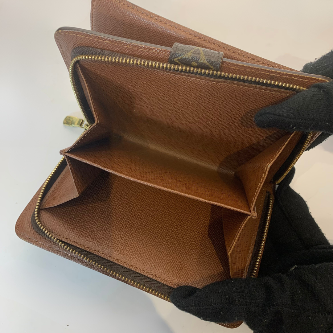 Louis Vuitton Geldbörse Reißverschluss groß Monogramm Canvas