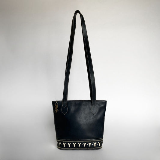 Yves Saint Laurent Yves Saint Laurent Tote Bag Cow Leather - Håndvesker - Etoile Luxury Vintage