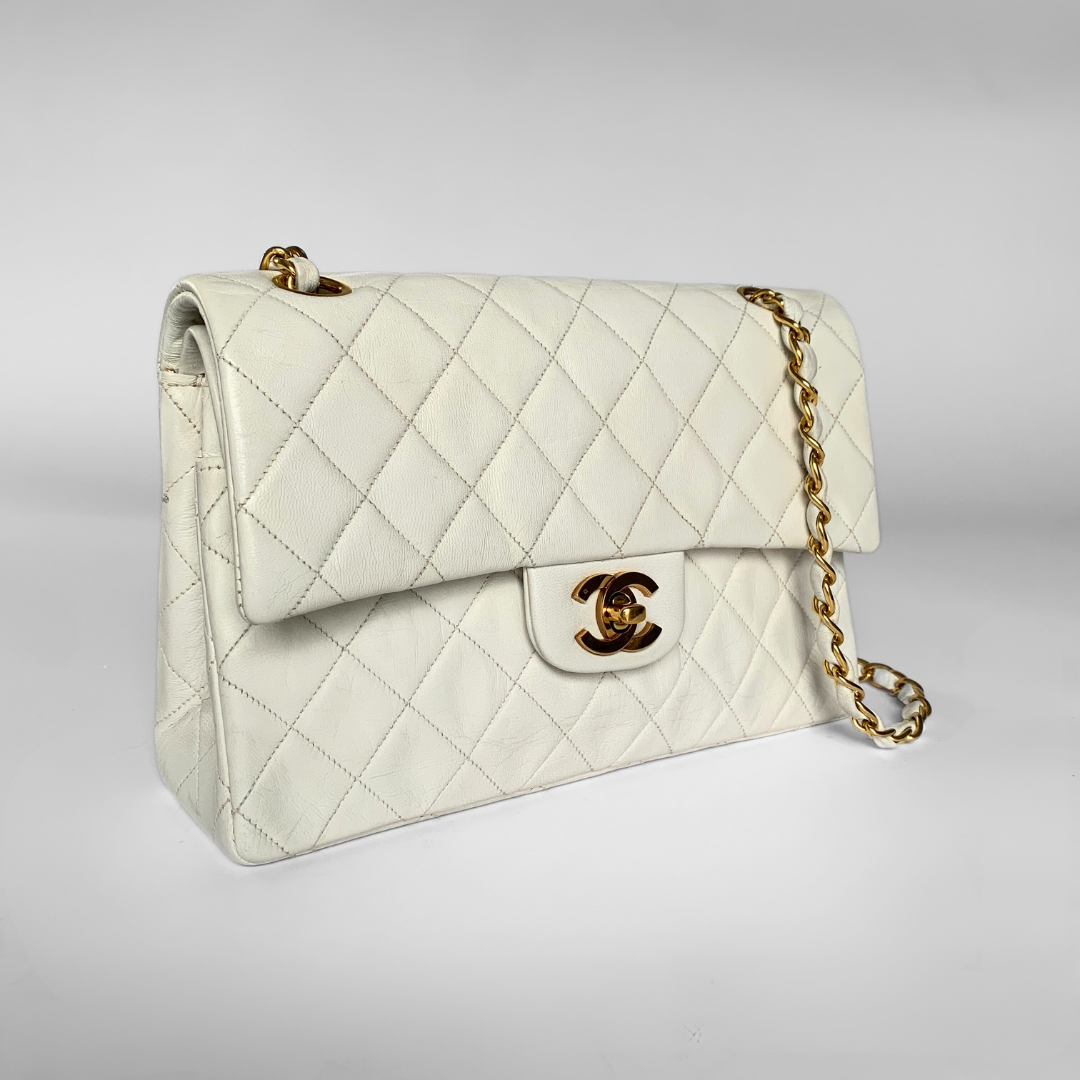 Chanel Klassiek dubbel Flap Bag Klein lamsleer