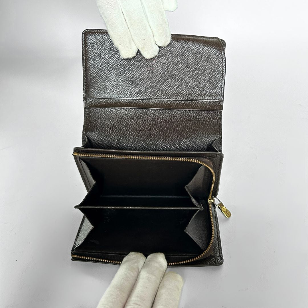 Louis Vuitton Louis Vuitton Wallet Medium Damier Ebene καμβάς - πορτοφόλι - Etoile Luxury Vintage