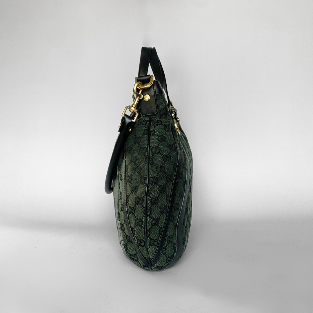 Black monogram gucci bag online