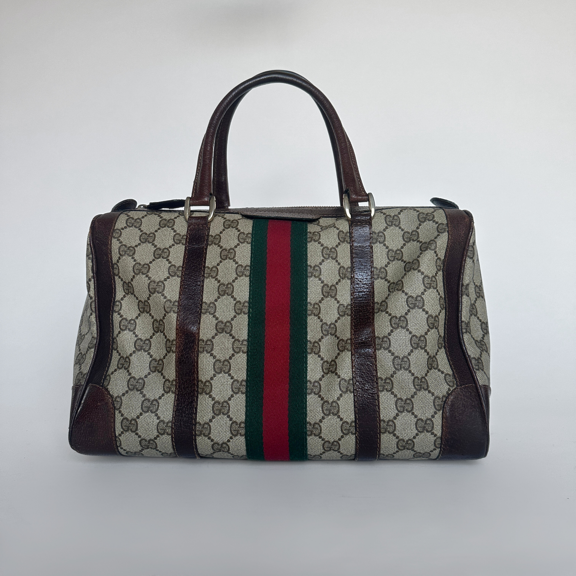 Gucci Gucci Old Bowling Bag Monogram Canvas - Handbag - Etoile Luxury Vintage