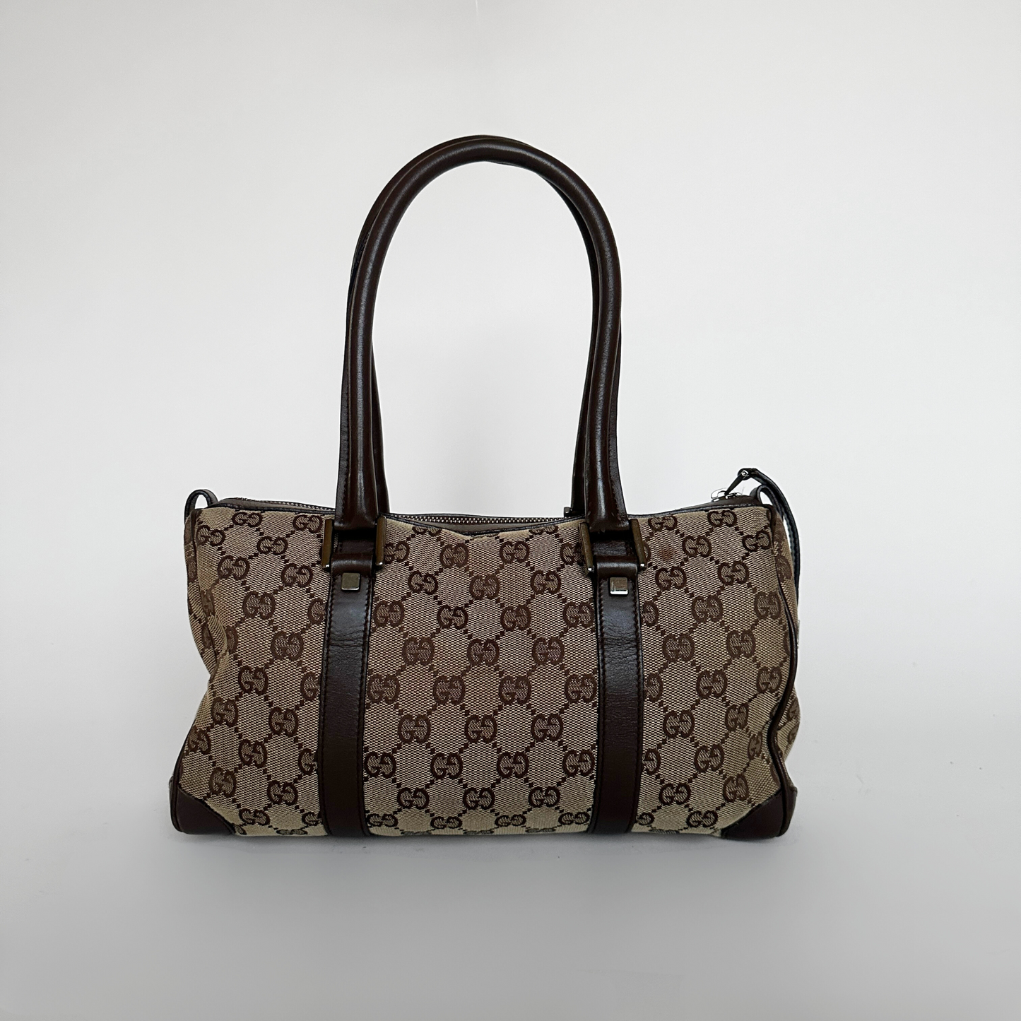 Gucci Gucci Mini Boston taske Monogram Canvas - Håndtaske - Etoile Luxury Vintage