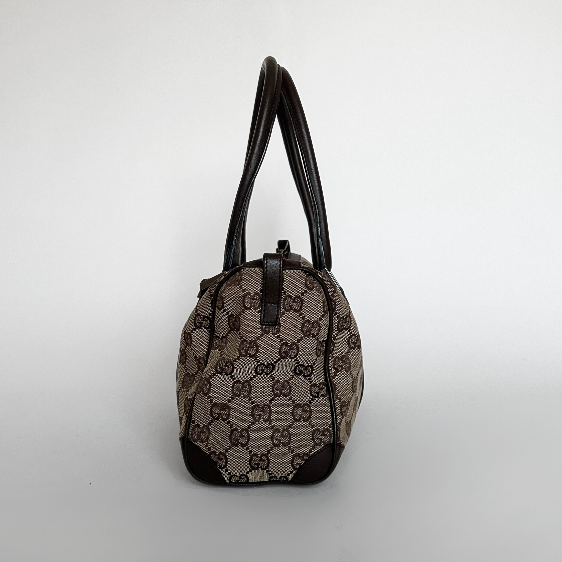Gucci Gucci Mini Boston Bag Monogram Canvas - Handbag - Etoile Luxury Vintage