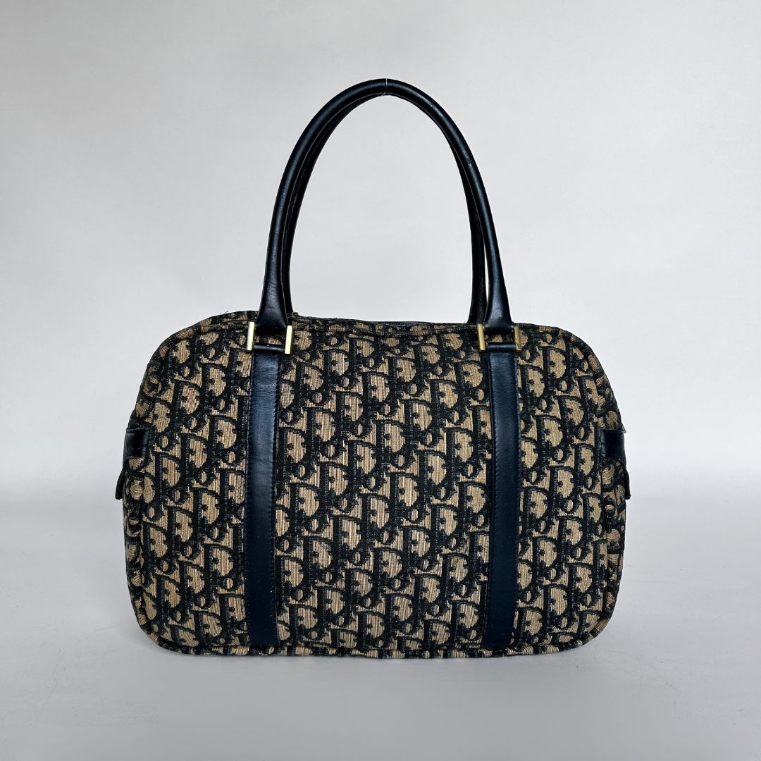 Dior Dior Vintage Bowling Bag Oblique Canvas - Handbag - Etoile Luxury Vintage