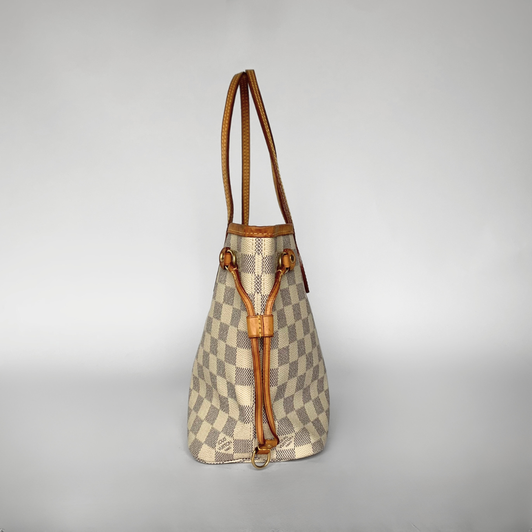Louis Vuitton Louis Vuitton Neverfull PM Damier Azur Toile - Sacs porté épaule - Etoile Luxury Vintage