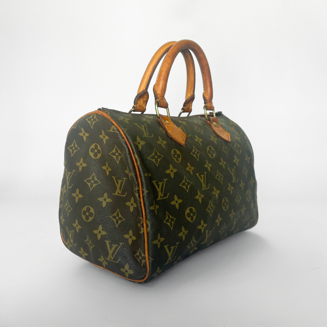 Louis Vuitton Speedy 30 monogramas de lona