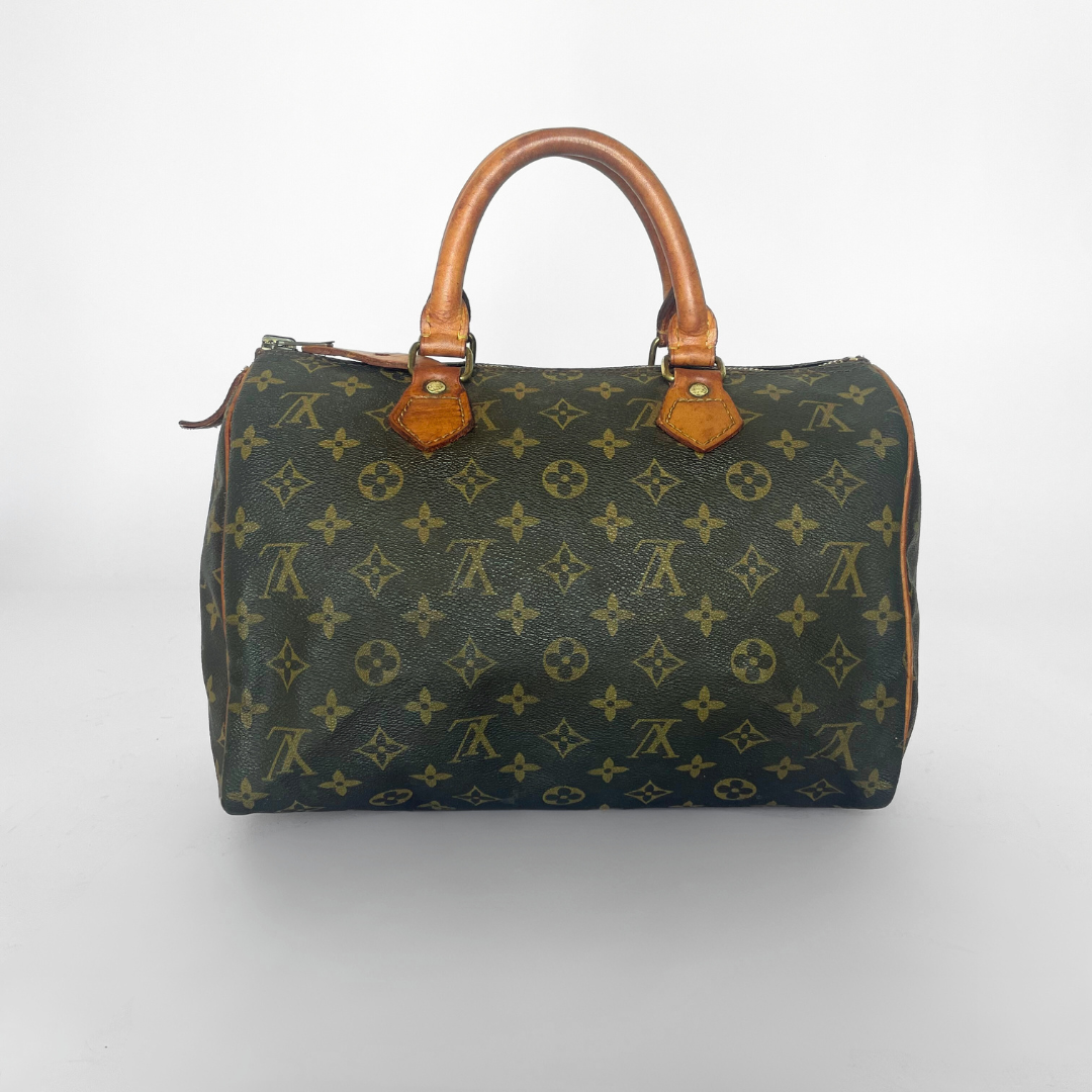 Louis Vuitton Speedy 30 monogramas de lona