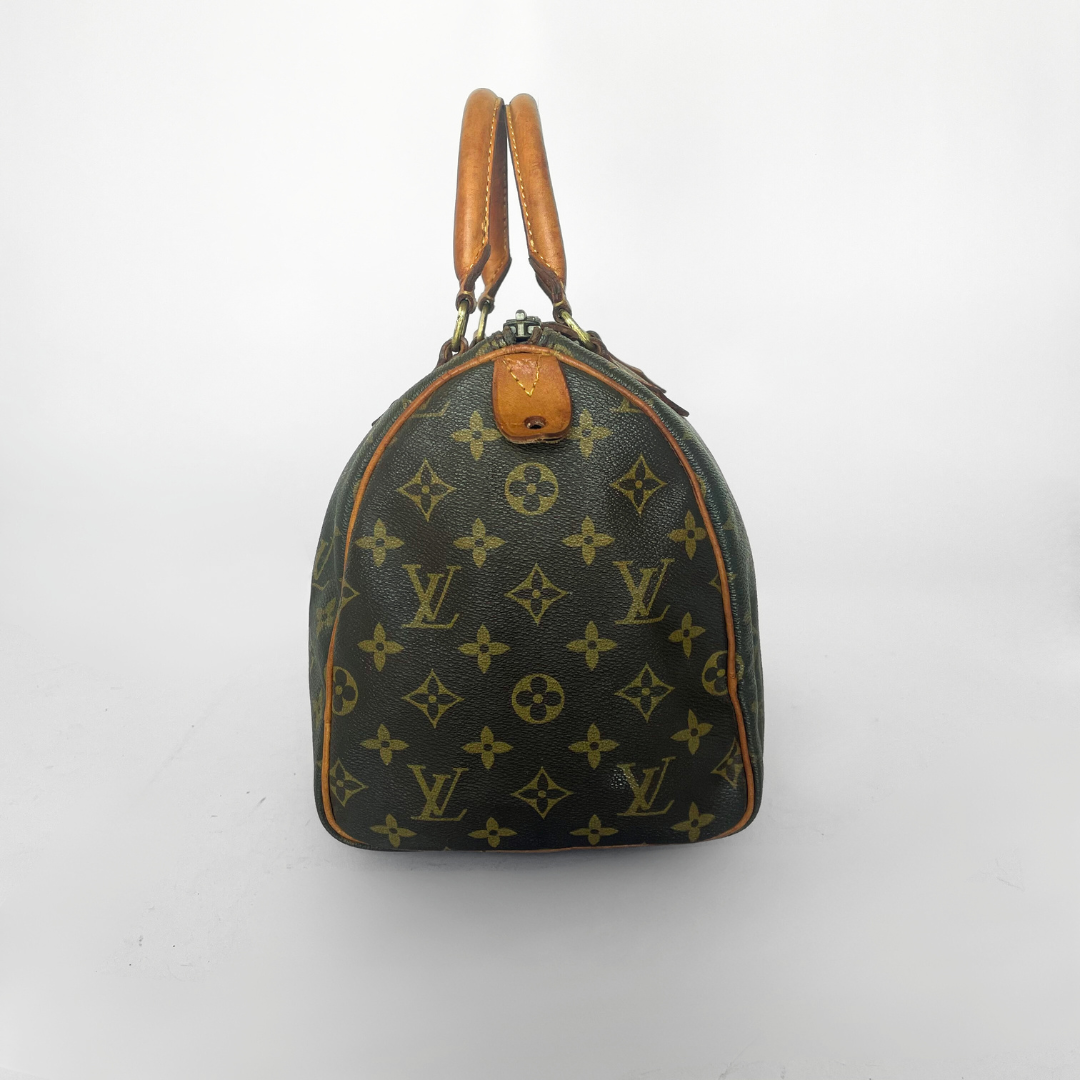 Louis Vuitton Speedy 30 monogramas de lona
