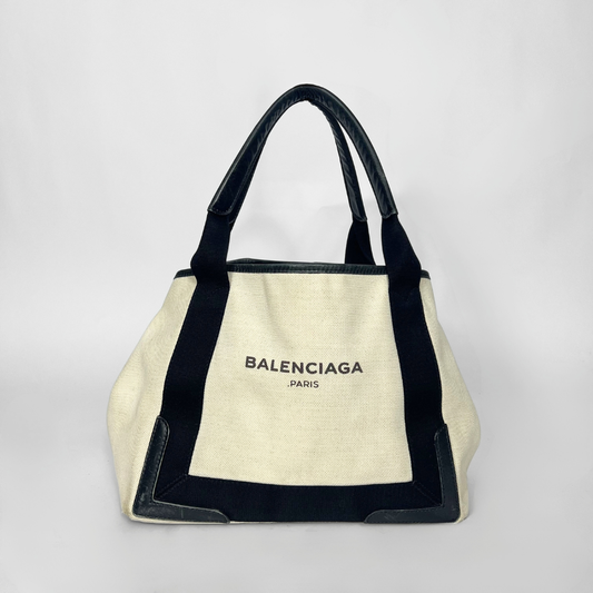 Balenciaga black/white Shopper