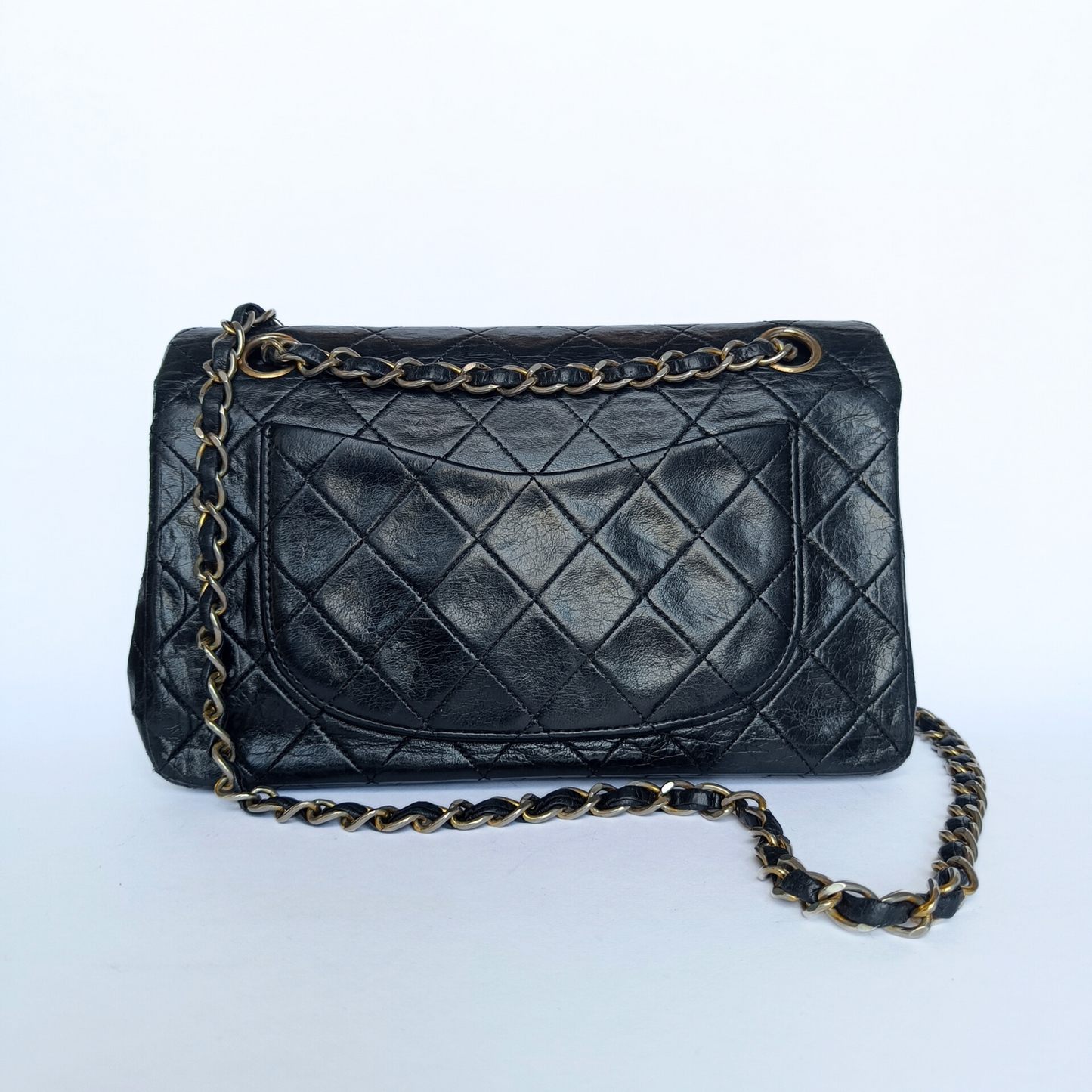 Chanel Chanel Klassiek dubbel Flap Bag Klein Lamsleer - Schoudertas - Etoile Luxury Vintage