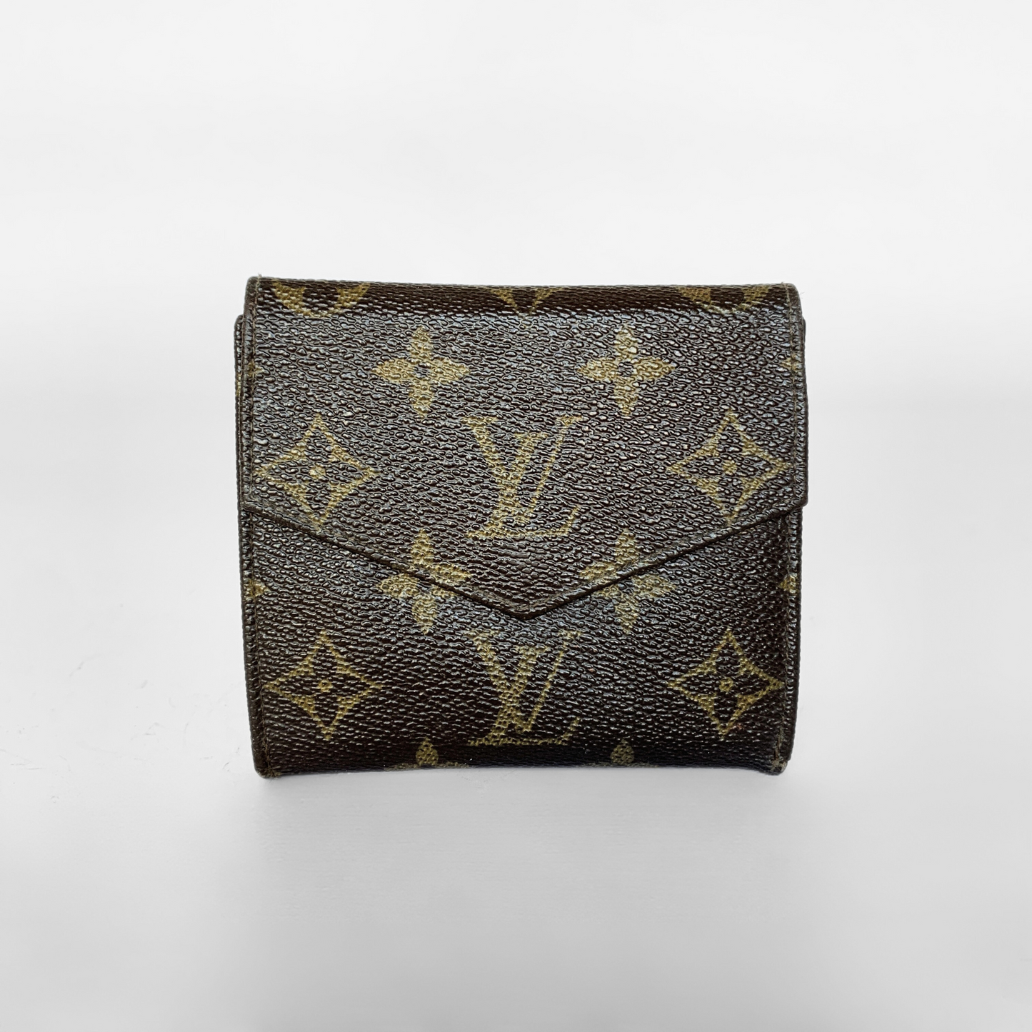 Louis Vuitton Potrójny portfel z monogramem na płótnie