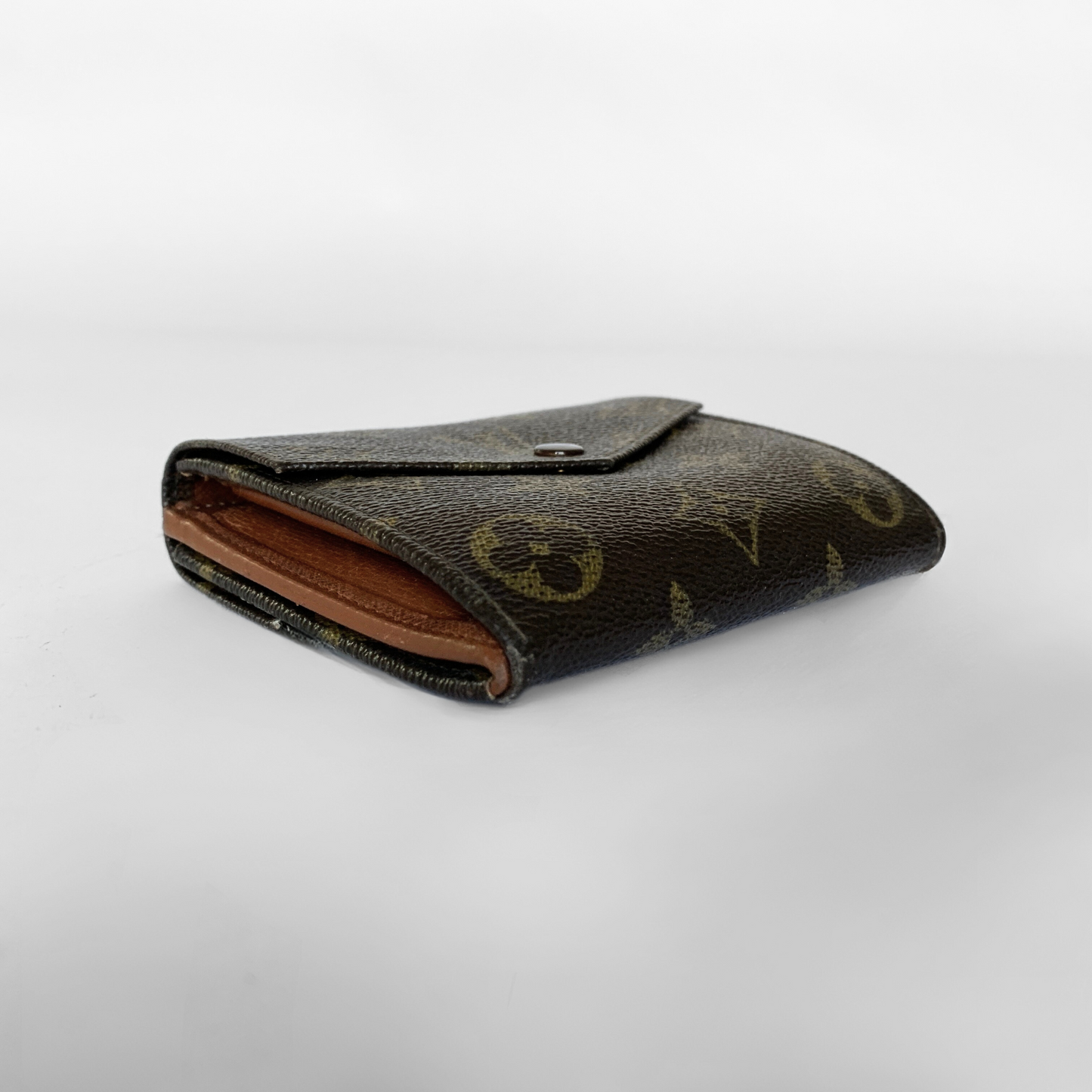 Louis Vuitton Potrójny portfel z monogramem na płótnie