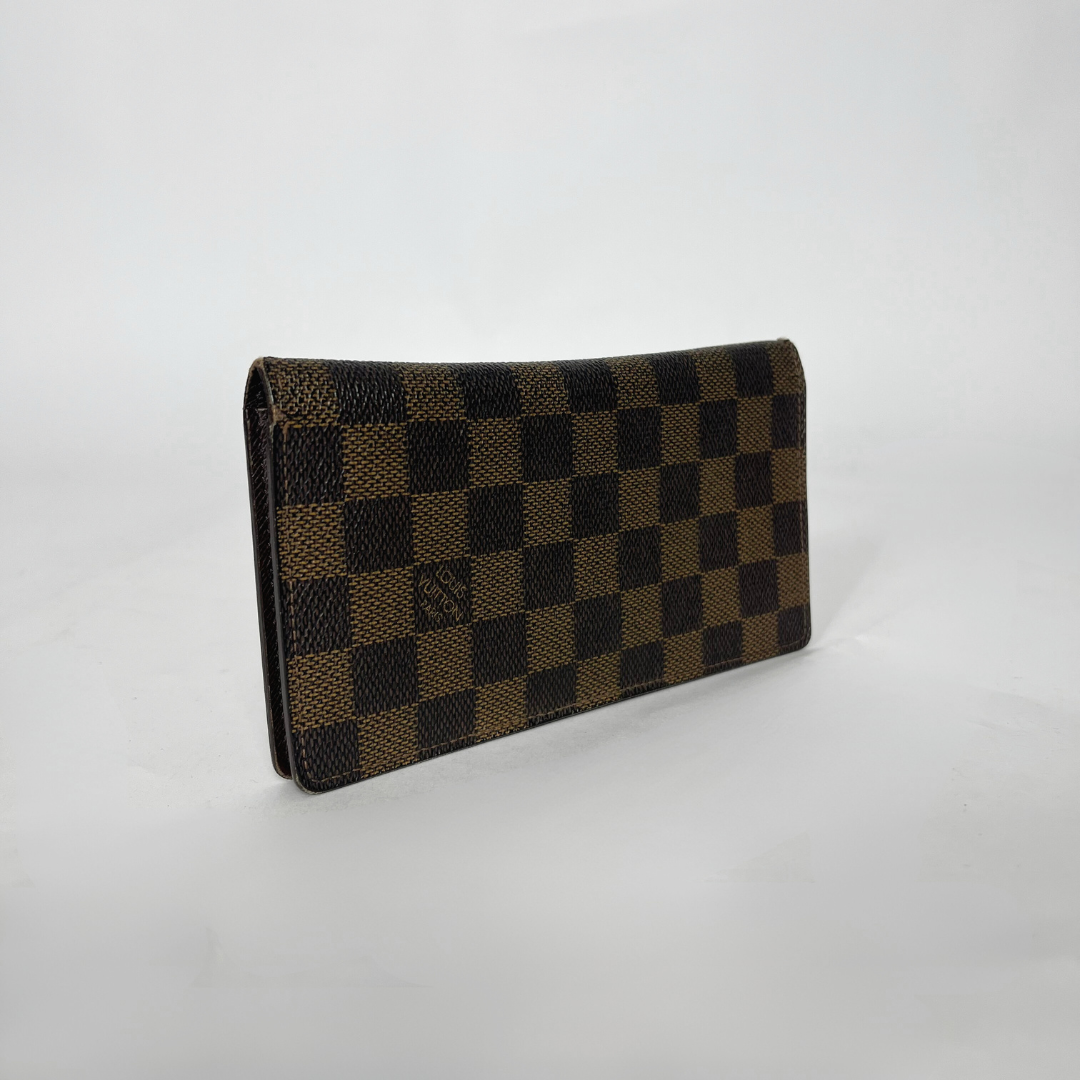 Louis Vuitton Portefeuille Damier Ebene lærred