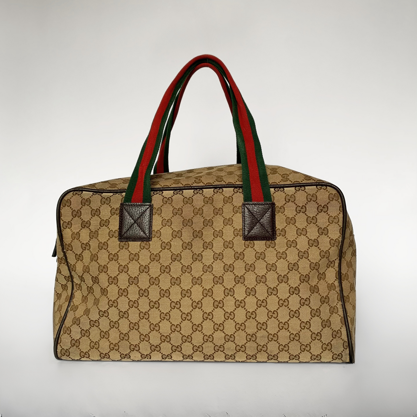 Gucci Gucci Boston Bag Monogram Canvas - Axelväska - Etoile Luxury Vintage