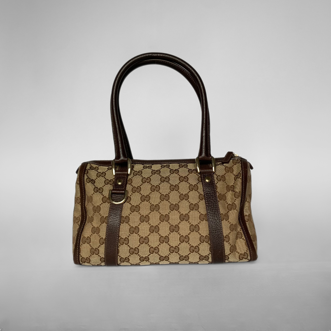 Gucci Gucci Mini Boston taske Monogram Canvas - Håndtaske - Etoile Luxury Vintage