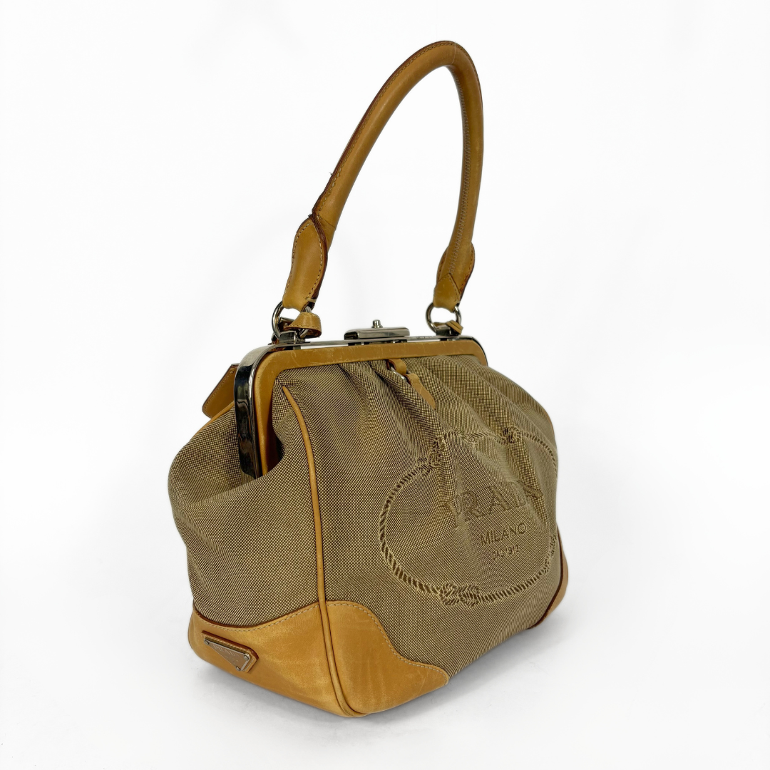 Prada Camel Dame Skuldertaske