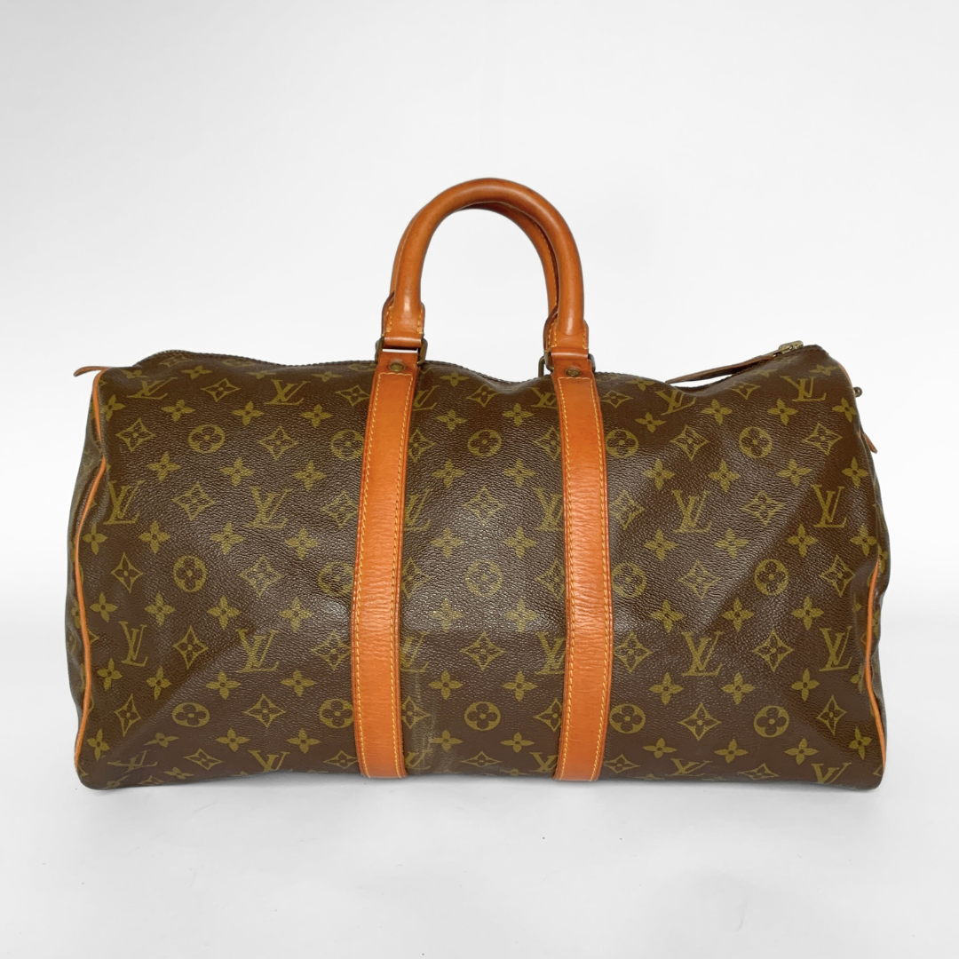 Louis Vuitton Louis Vuitton Keepall 45 Bandouli&egrave;re Monogram Canvas - Handbags - Etoile Luxury Vintage