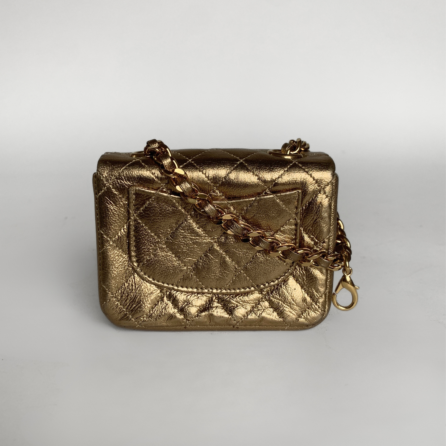 Chanel Klassinen Single Flap Micro Bum Belt Bag Lampaannahkaa