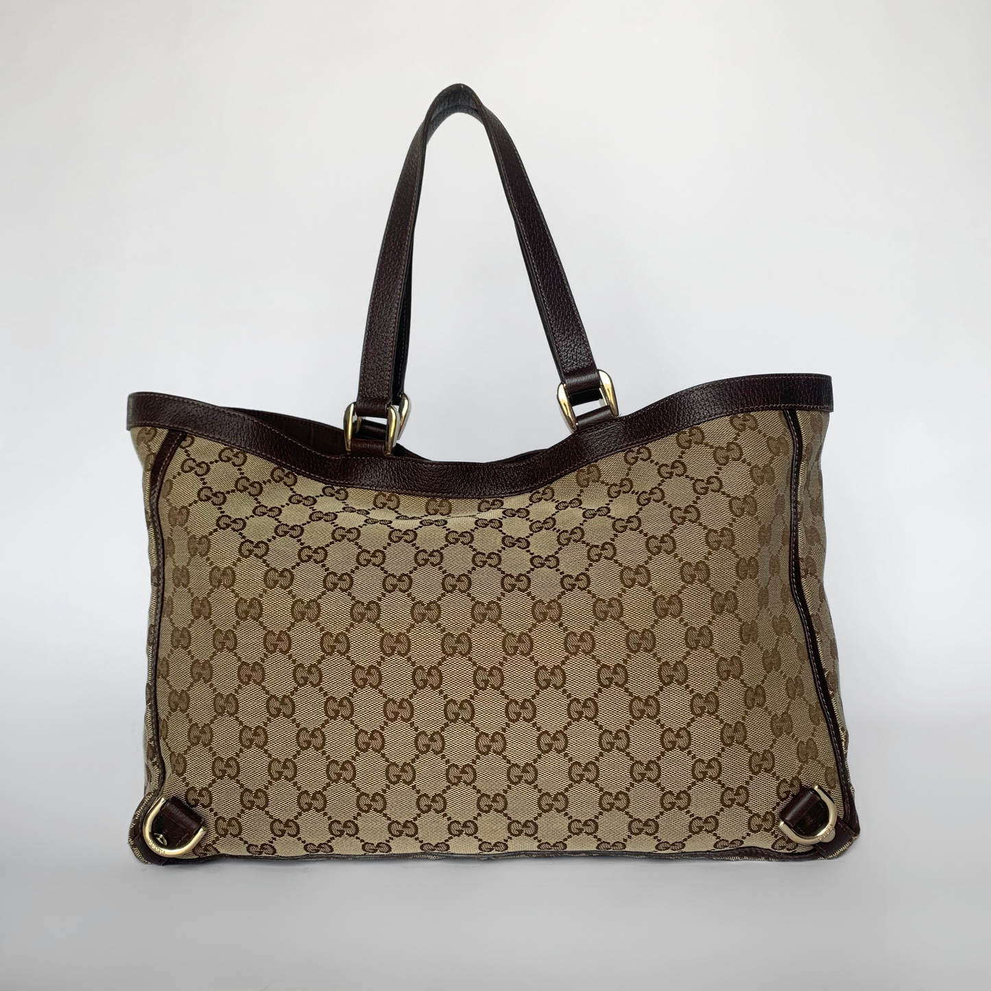 Gucci Gucci Abbey Schoudertas Monogram Canvas - Handtassen - Etoile Luxury Vintage