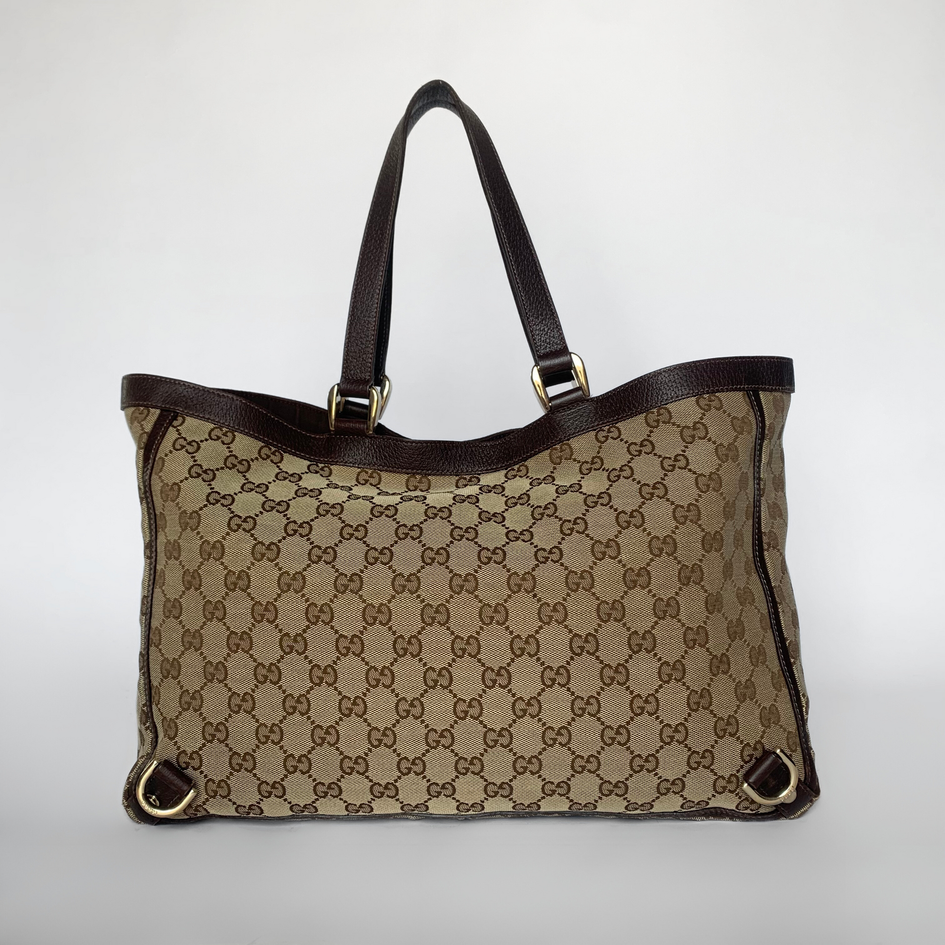 Gucci Gucci Μονόγραμμα καμβάς Abbey Shoulder Bag - Τσάντες - Etoile Luxury Vintage