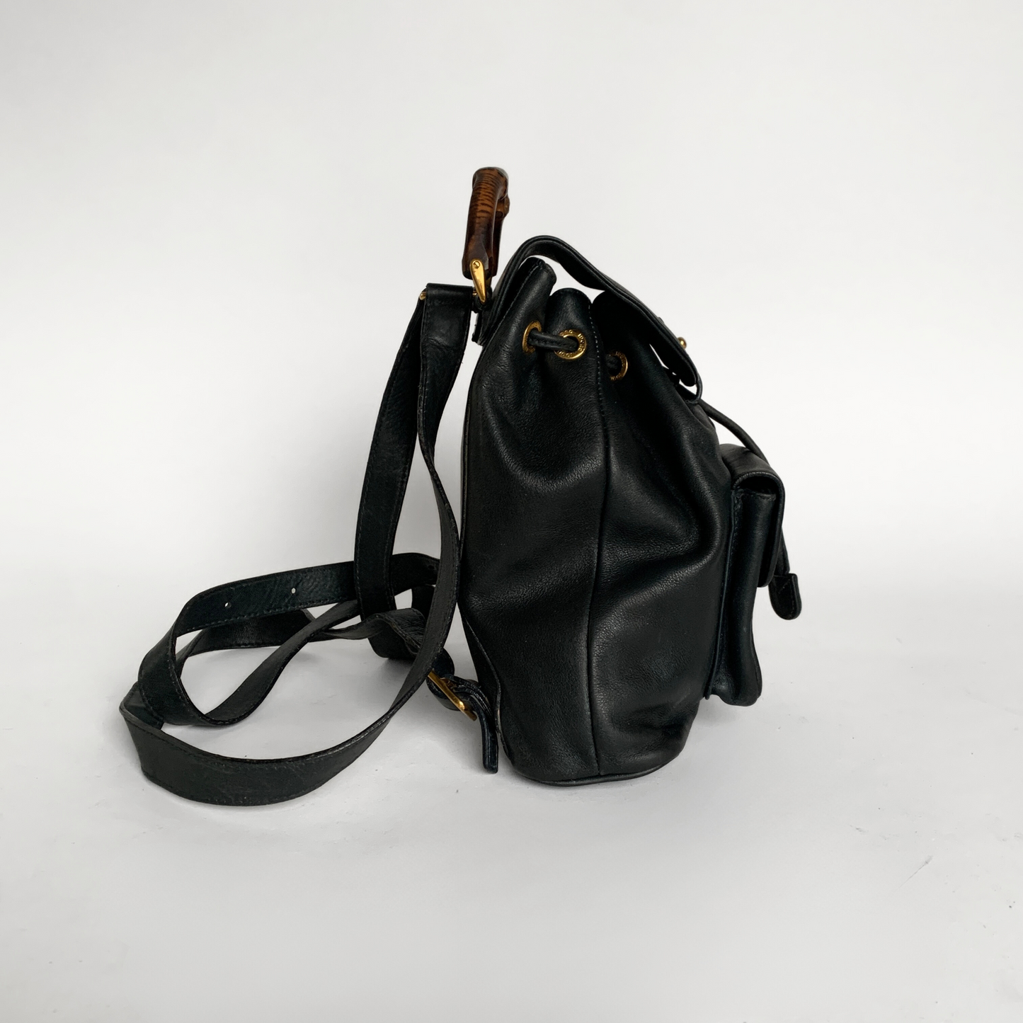 Gucci Gucci Bambus rygsæk lille læder - rygsække - Etoile Luxury Vintage