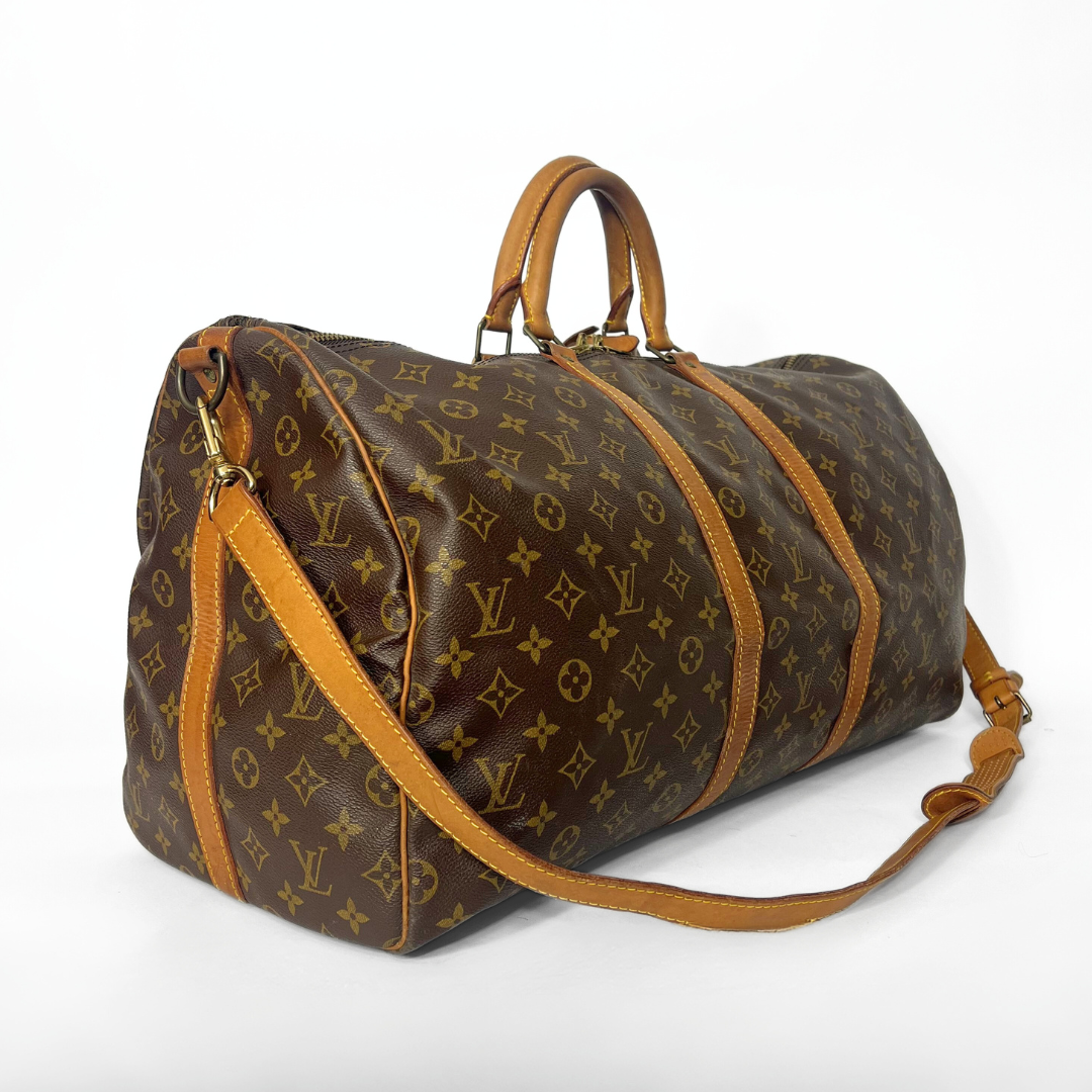 Louis Vuitton Keepall 55 Monogram lærred