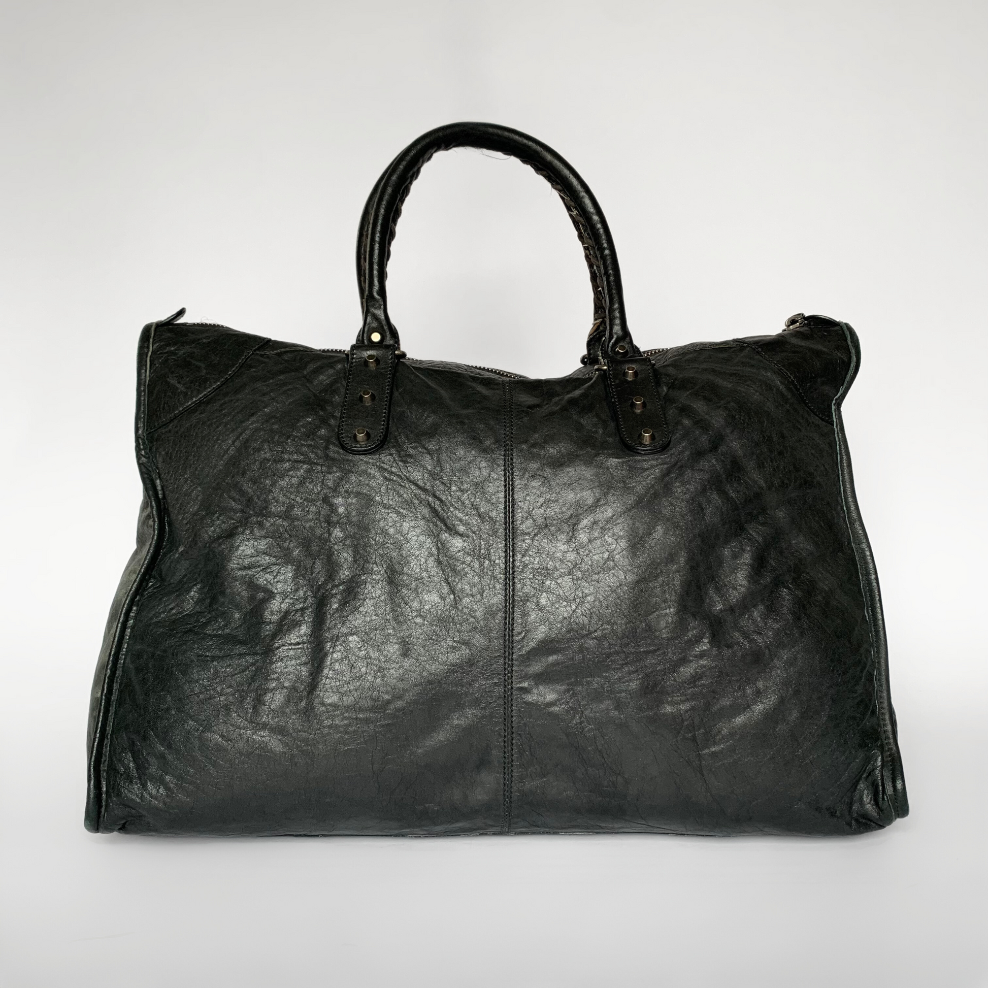 Balenciaga Balenciaga Weekender Bag Leather - Handbag - Etoile Luxury Vintage