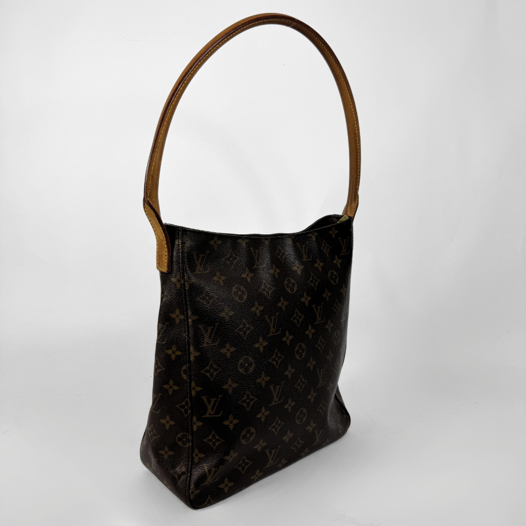Louis Vuitton Looping GM Monogram Canvas on a white background