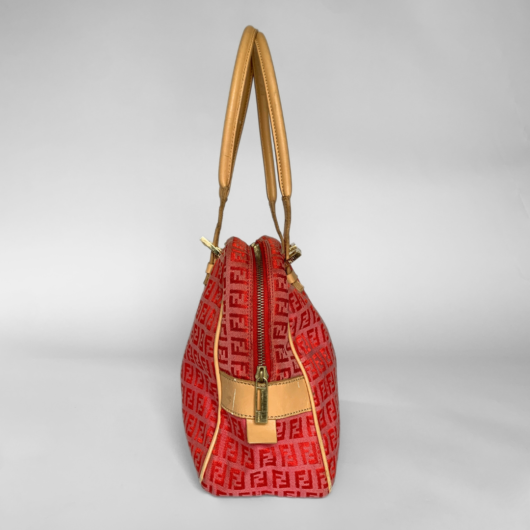 Fendi red shoulder bag best sale