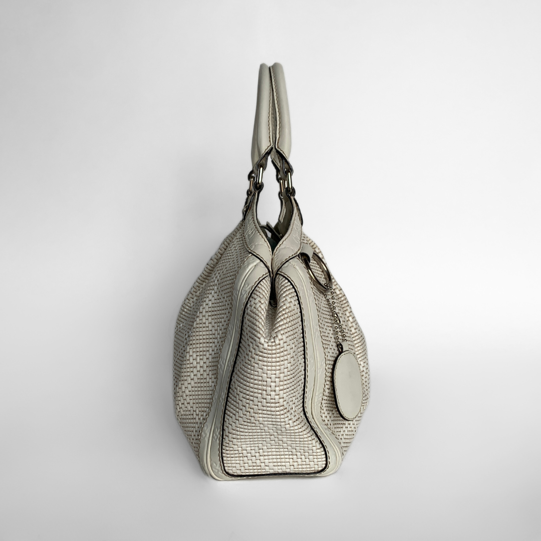 Gucci Gucci Hvid læder håndtaske - Håndtaske - Etoile Luxury Vintage