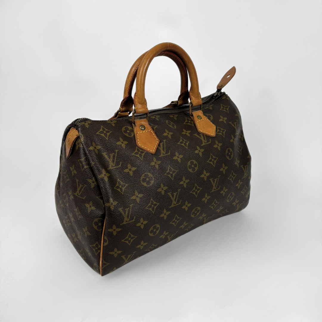 Louis Vuitton Speedy 30 on a white background