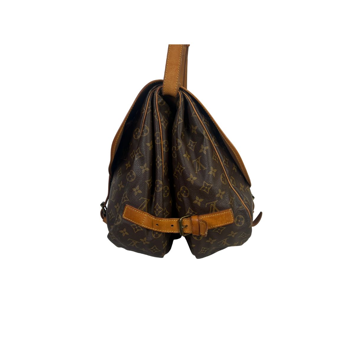 LOUIS VUITTON Monogram Saumur 43 XL Large Shoulder Bag