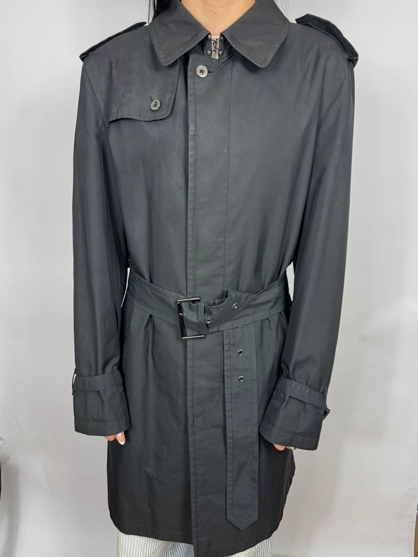 Burberry Schwarzer Trenchcoat