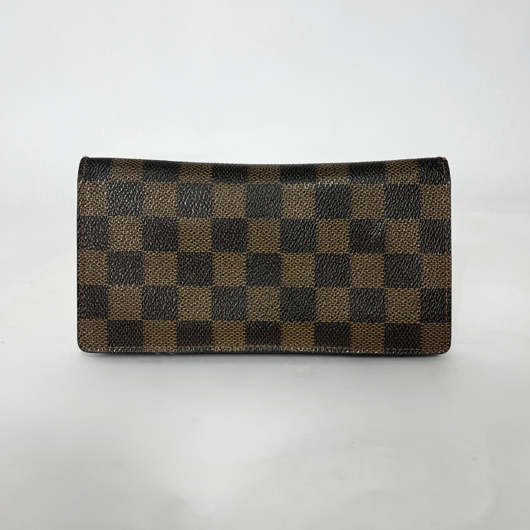 Louis Vuitton Portefeuille Damier Ebene lærred